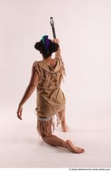 ANISE KNEELING POSE WITH AX 